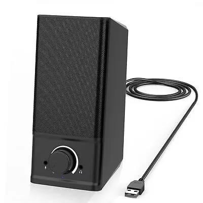 [Single USB Computer Speaker For Laptop DesktopUSB-Powered PC Speaker With C... • $15.31