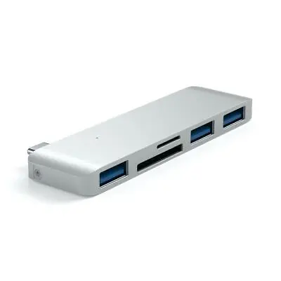$59.95 • Buy Satechi  3-in-1 USB-C Combo Hub USB-C/USB-A/SD/Micro-SD For Laptop/MacBook SLV