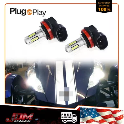 $9.99 • Buy 2x Bright White Motorcycle H9 LED Bulbs For 2010-2019 Can-Am Spyder RT Foglights