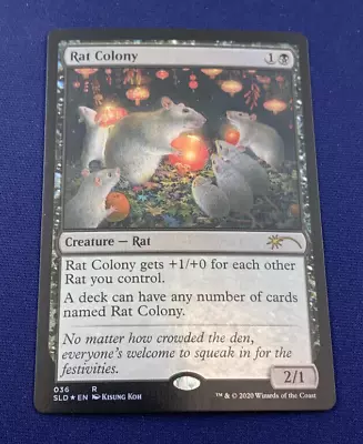 Pack Fresh Rat Colony (Secret Lair) FOIL NM MAGIC MTG CARD X1 Multiple Available • $9.99