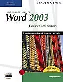 NEW PERSPECTIVES ON MICROSOFT OFFICE WORD 2003 By S. Scott Zimmerman & Beverly • $59.95