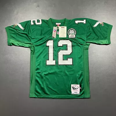 100% Authentic Randall Cunningham Mitchell & Ness 1992 Eagles Jersey Size 44 L • $238