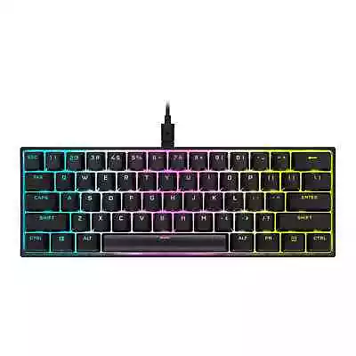 Corsair K65 RGB Mini 60% Mechanical Gaming Keyboard - Cherry MX Red - NKRO USB • £65.99