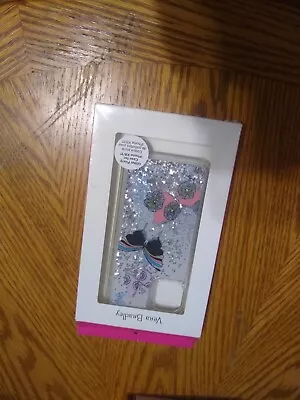 Vera Bradley Phone Case IPhone XR 11 Snap On Glitter Butterfly VB Pink Yellow • $4