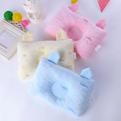 $11.39 • Buy Anti-Roll Baby Infant Newborn Memory Foam Pillow Prevent Flat Head Protect Neck