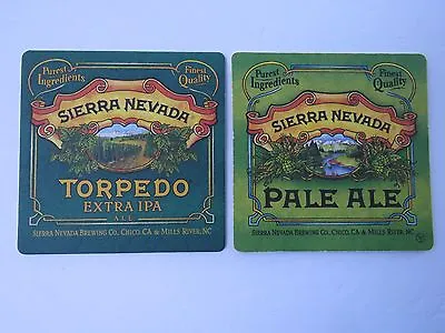 Beer Coaster ~ SIERRA NEVADA Brewing Torpedo Extra IPA / Pale Ale ~ Chico CA • $16.48