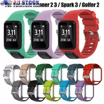 Band Silicone Replacement Strap For TomTom Runner 2 3 Spark 3 Adventurer GPS • $14.92