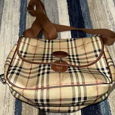 Burberry Messenger Double Sided Vintage Bag • $350