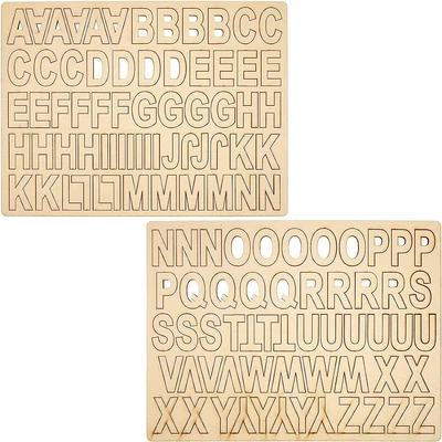 $13.60 • Buy Wooden Alphabet Letters, Letters A-Z (2 In, 120 Pieces)