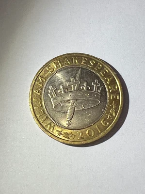 £950 • Buy William Shakespeare Sword Crown £2 Two Pound Rare Coin 2016