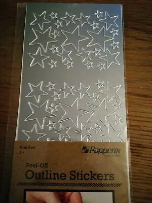 £1.99 • Buy Silver Stars Card Making Peel Offs Scrapbooking