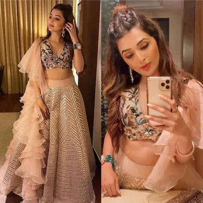 Party Wear Lehenga Choli Indian Wedding Dress Designer Lehenga Bollywood Lehenga • $127.03