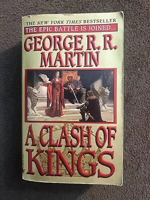 A Clash Of Kings George RR Martin 2000 Bantam 1st Edition First Printing PB • $18