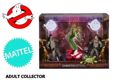 Mattel Ghostbusters 30th Anniversary Peter Venkman & Egon Spengler 2-Pack 2014 • £79.99