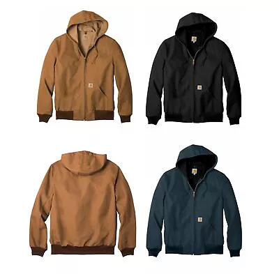 New Carhartt Mens Thermal Lined Duck Active Jacket Coat Winter J131 • $99.95