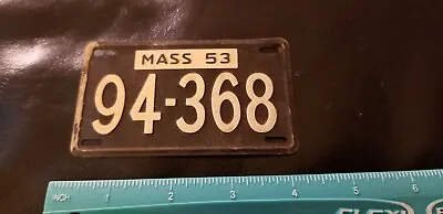 Vintage 1950’s Massachusetts  BICYCLE LICENSE PLATE • $59.95