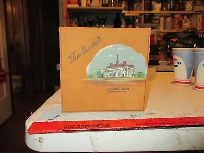Vintage Handkerchiefs Box Mt Vernon George Washington Vintage Travel Souvenir • $16