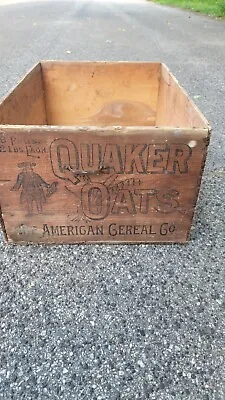 Vintage Wood Crate (quaker Oats) • $250