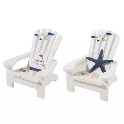 Miniature Nautical Ornament Miniature Chair Ornament Toy House Accessories • £10.98