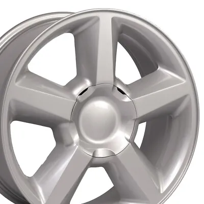 20  Rims Fit GM Chevy Tahoe Yukon Silver Tahoe Wheels 5308 CV83 SET Of 4 • $827