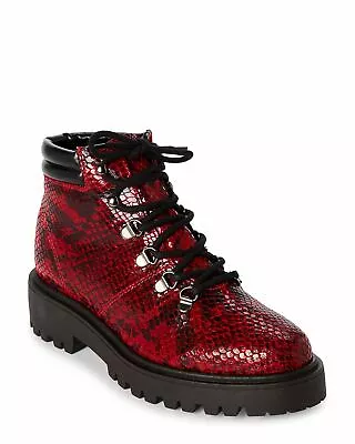 GABRIELLA  Snakeskin-Effect Leather Ankle Boots - Size EU 39 (US Size 9) • $100