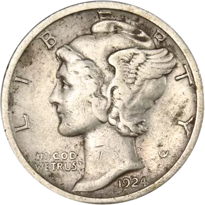 1924-S Mercury Dime Great Deals From The Executive Coin Company • $23