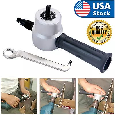 Double Head Sheet Metal Cutter Nibbler Cutting Tool Saw Power Drill Attachment • $15.69