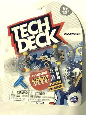 Tech Deck  Finesse  Fingerboard Skateboard  Sonic The Hedgehog  Rings • $9.95