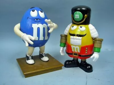 Lot Of 2 M&M's Candy Dispensers By Mars Inc. - Nutcraker & Yellow • $35