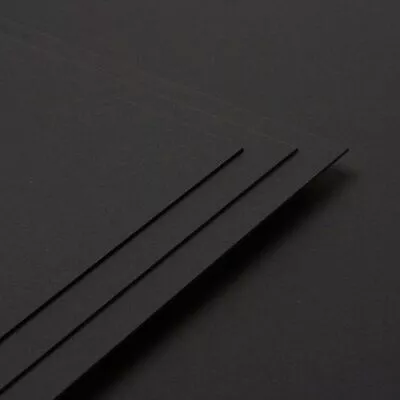 £1.99 • Buy A4 JET BLACK CARD CLAIREFONTAINE CRAFT 160gms, CHOOSE YOUR SIZE A3 A2 A5 12X12