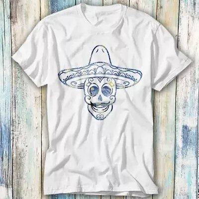 Van Gogh Starry Night Sugar Skull Day Of T Shirt Meme Gift Top Tee Unisex 1334 • £6.35