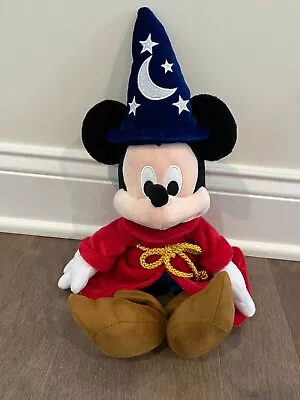 Disney Mickey Mouse Fantasia Wizard Plush Stuffed Animal Disney Store *Rare* • $8