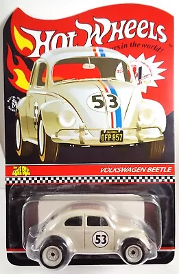 Hot Wheels Rlc Style Card Herbie The Love Bug Volkswagen Beetle Custom Made • $94.99