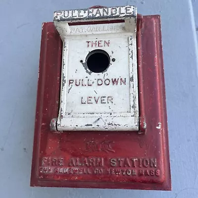 Vintage Gamewell Co Newton Mass Fire Alarm Station -  Station Door Cover • $39