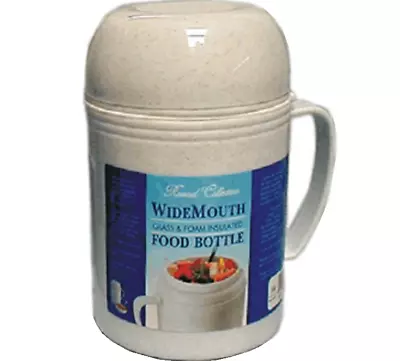 $19.99 • Buy Vacuum Insulated Food Jug Flask Jar Wide Mouth Thermos 20.29 Oz Hot/Cold .6-Ltr