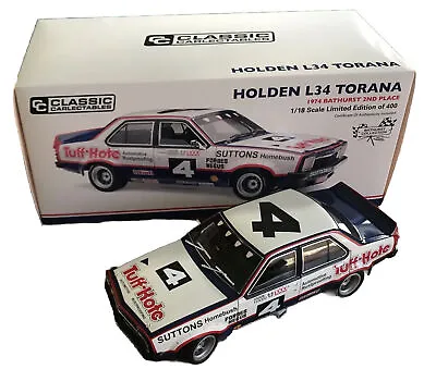 1:18 HOLDEN L34 TORANA 1974 BATHURST 2nd PLACE BOB FORBES WAYNE NEGUS #4 • $399.99