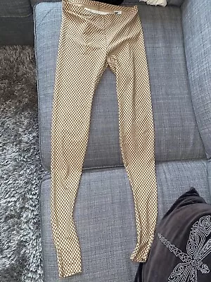 Maison Martin Margiela For H&M Trompe L'oeil Nude Fishnet Leggings NWOT 4 34 • $40