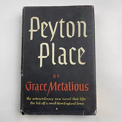 Peyton Place 1956 By Grace Metalious Hardcover Book Club Ed With Dust Jacket • $19.50