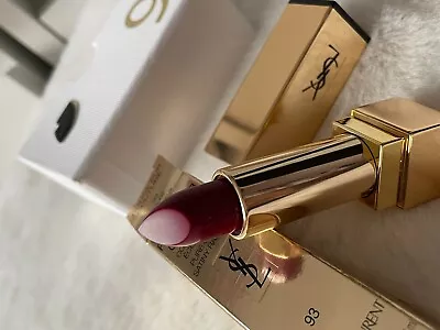 YSL Yves Saint Laurent Rouge Pur Couture PURE CPOLUR SATINY 93 Rouge Audacieux • £17.99