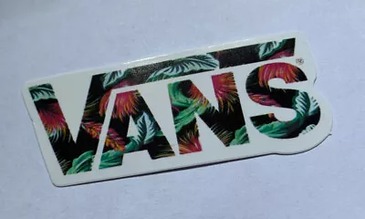 VANS Off The Wall 3” Inch Skateboard Sticker Tropical Floral Decal • $3.99