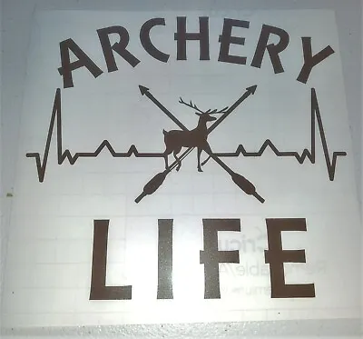 $8.95 • Buy Archery Life Buck Sticker Decal Big Game For Hoyt Mathews PSE Bear Bowtech