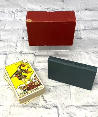 Vintage Tarot Cards & The Key To The Tarot Book By Arthur Edward Waite (PG131R) • £9