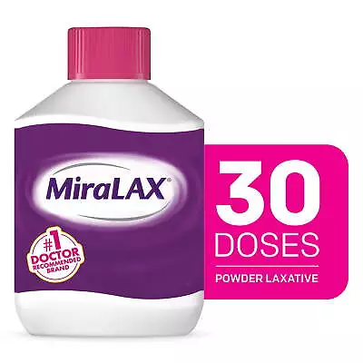 MiraLAX Laxative Powder For Gentle Constipation Relief Stool Softener 30 Doses • $23.60