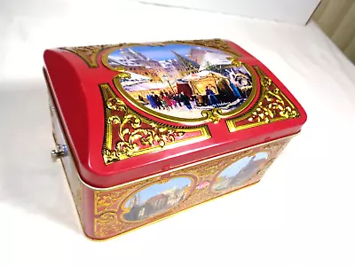 Collectible Schuhmann Music Box Tin Nuremberg Germany Gingerbread Spice Cakes • $24.50