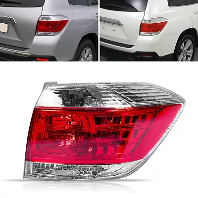 For 2011 2012 2013 Toyota Highlander Chrome Housing Halogen Tail Light RH • $45.93