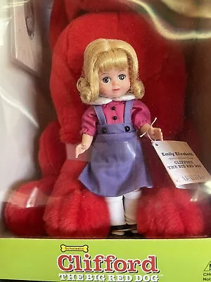 Madame Alexander 8” Doll 26370 - Emily Elizabeth W/Plush Clifford & Books NIB • $275