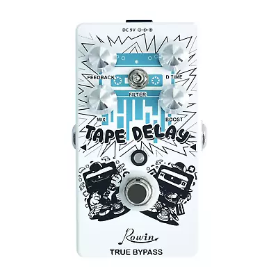 Rowin Tape Delay Guitar Effects Pedal - New - Ships From USA • $32.99