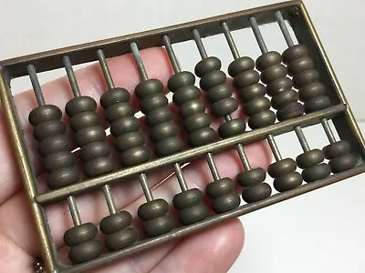 Solid BRASS MINI 3  ABACUS • $4.99