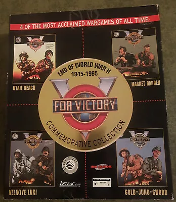 V For Victory Commemorative Collection - Vintage PC Game - Brand New + Sealed • $99.99