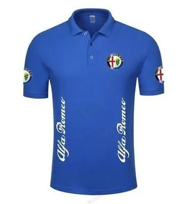 Alfa Romeo Men's Casual Sporty Short-Sleeved T-shirt Racing Short Sleeve Shirt  • £8.66